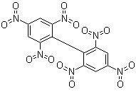 CAS # 4433-16-3, 2,4,6,2',4',6'-Hexanitrobiphenyl, 2,2',4,4',6,6'-Hexanitro-1,1'-biphenyl, 2,2',4,4',6,6'-Hexanitrobiphenyl, 2,4,6,2',4',6'-Hexanitrobiphenyl, Bipicryl, HNBP, NSC 11010