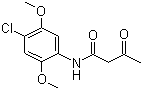 structure of CAS# 4433-79-8, 4'-Chloro-2',5'-dimethoxyacetoacetanilide