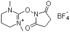 structure of CAS# 443305-34-8, O-Succinimidyl-1,3-dimethylpropyleneuronium tetrafluoroborate