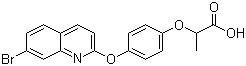 CAS # 445041-75-8, (2R)-2-[4-[(7-Bromoquinolin-2-yl)oxy]phenoxy]propanoic acid