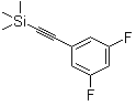 structure of CAS# 445491-09-8, 1,3-二氟-5-[2-(三甲基硅烷基)乙炔基]苯