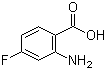 structure of CAS# 446-32-2, 2-Amino-4-fluorobenzoic acid
