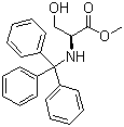 structure of CAS# 4465-44-5, N-三苯甲基-L-丝氨酸甲酯