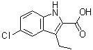 CAS # 446830-67-7, 5-Chloro-3-ethyl-1H-indole-2-carboxylic acid