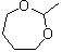 structure of CAS# 4469-25-4, 2-Methyl-1,3-dioxacycloheptane