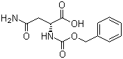 structure of CAS# 4474-86-6, N-Carbobenzyloxy-D-asparagine