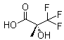 structure of CAS# 44864-47-3, (R)-2-羟基-2-甲基-3,3,3-三氟丙酸