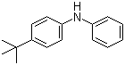 CAS # 4496-49-5, 4-tert-Butyldiphenylamine, (4-tert-Butylphenyl)phenylamine, 4-tert-Butyl-N-phenylaniline, , N-(4-tert-Butylphenyl)aniline
