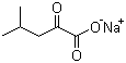 structure of CAS# 4502-00-5, alpha-酮基异己酸钠盐