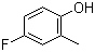 structure of CAS# 452-72-2, 4-氟-2-甲基苯酚