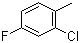 structure of CAS# 452-73-3, 2-Chloro-4-fluorotoluene
