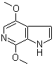 structure of CAS# 452296-79-6, 4,7-二甲氧基-1H-吡咯并[2,3-c]吡啶