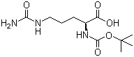 structure of CAS# 45234-13-7, Boc-L-citrulline