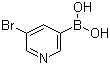 structure of CAS# 452972-09-7, 5-Bromopyridine-3-boronic acid