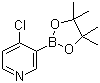structure of CAS# 452972-15-5, 4-Chloropyridine-3-boronic acid pinacol ester