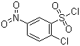 structure of CAS# 4533-95-3, 2-Chloro-5-nitro-benzenesulfonyl chloride