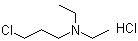structure of CAS# 4535-85-7, 3-Chloro-N,N-diethylpropanamine hydrochloride