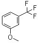 structure of CAS# 454-90-0, 3-(Trifluoromethyl)anisole