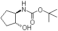 structure of CAS# 454170-16-2, [(1R,2R)-2-Hydroxycyclopentyl]carbamic acid 1,1-dimethylethyl ester