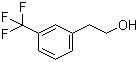 structure of CAS# 455-01-6, 3-(Trifluoromethyl)phenethyl alcohol