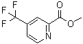 structure of CAS# 455941-78-3, 4-Trifluoromethylpyridine-2-carboxylic acid methyl ester
