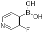 structure of CAS# 458532-97-3, 3-Fluoropyridine-4-boronic acid