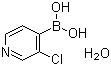 structure of CAS# 458532-98-4, 3-氯-4-吡啶硼酸(一水合物)