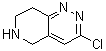 structure of CAS# 45882-63-1, 3-氯-5,6,7,8-四氢吡啶并[4,3-c]哒嗪