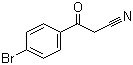 structure of CAS# 4592-94-3, 4-Bromobenzoylacetonitrile