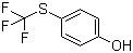 structure of CAS# 461-84-7, 4-(Trifluoromethylthio)phenol