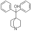structure of CAS# 461648-39-5, (1-氮杂双环[2.2.2]辛-4-基)(二苯基)甲醇