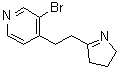 CAS 登录号：463303-99-3, 3-溴-4-[2-(3,4-二氢-2H-吡咯-5-基)乙基]吡啶