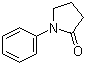 structure of CAS# 4641-57-0, 1-苯基-2-吡咯烷酮