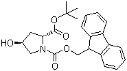structure of CAS# 464193-92-8, Fmoc-trans-4-hydroxy-D-proline tert-butyl ester