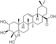 structure of CAS# 465-00-9, Arjunolic acid