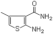 structure of CAS# 4651-97-2, 2-Amino-4-methyl-3-thiophenecarboxamide