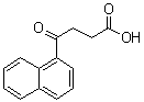 structure of CAS# 4653-13-8, 3-(1-萘甲酰基)丙酸