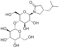 structure of CAS# 466678-44-4, Lactosyl Pregabalin Pyrrolidone