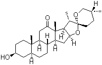 structure of CAS# 467-55-0, 海柯吉宁