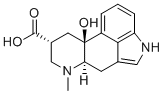 CAS 登录号：468-95-1, 10-羟基-6-甲基-麦角灵-8-羧酸
