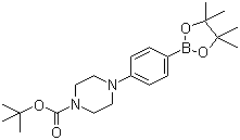 structure of CAS# 470478-90-1, 4-[4-(N-Boc)piperazin-1-yl]phenylboronic acid pinacol ester