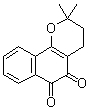 structure of CAS# 4707-32-8, 3,4-二氢-2,2-二甲基-2H-萘并[1,2-b]吡喃-5,6-二酮