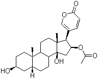 CAS # 471-95-4, Bufotaline, Bufotalin, 3b,14,16b-Trihydroxy-5b-bufa-20,22-dienolide 16-acetate