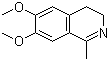 structure of CAS# 4721-98-6, 6,7-Dimethoxy-1-methyl-3,4-dihydroisoquinoline