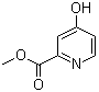 structure of CAS# 473269-77-1, 4-Hydroxypyridine-2-carboxylic acid methyl ester