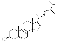 structure of CAS# 474-67-9, 菜子甾醇