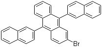 structure of CAS# 474688-76-1, 2-溴-9,10-双(2-萘基)蒽