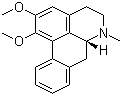 CAS # 475-83-2, Nuciferine, 1,2-Dimethoxy-6-methyl-5,6,6a,7-tetrahydro-4H-dibenzo[de,g]quinoline