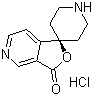 structure of CAS# 475152-33-1, Spiro[furo[3,4-c]pyridine-1(3H),4'-piperidin]-3-one hydrochloride