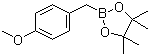 structure of CAS# 475250-52-3, 4-甲氧基苄基硼酸频哪醇酯